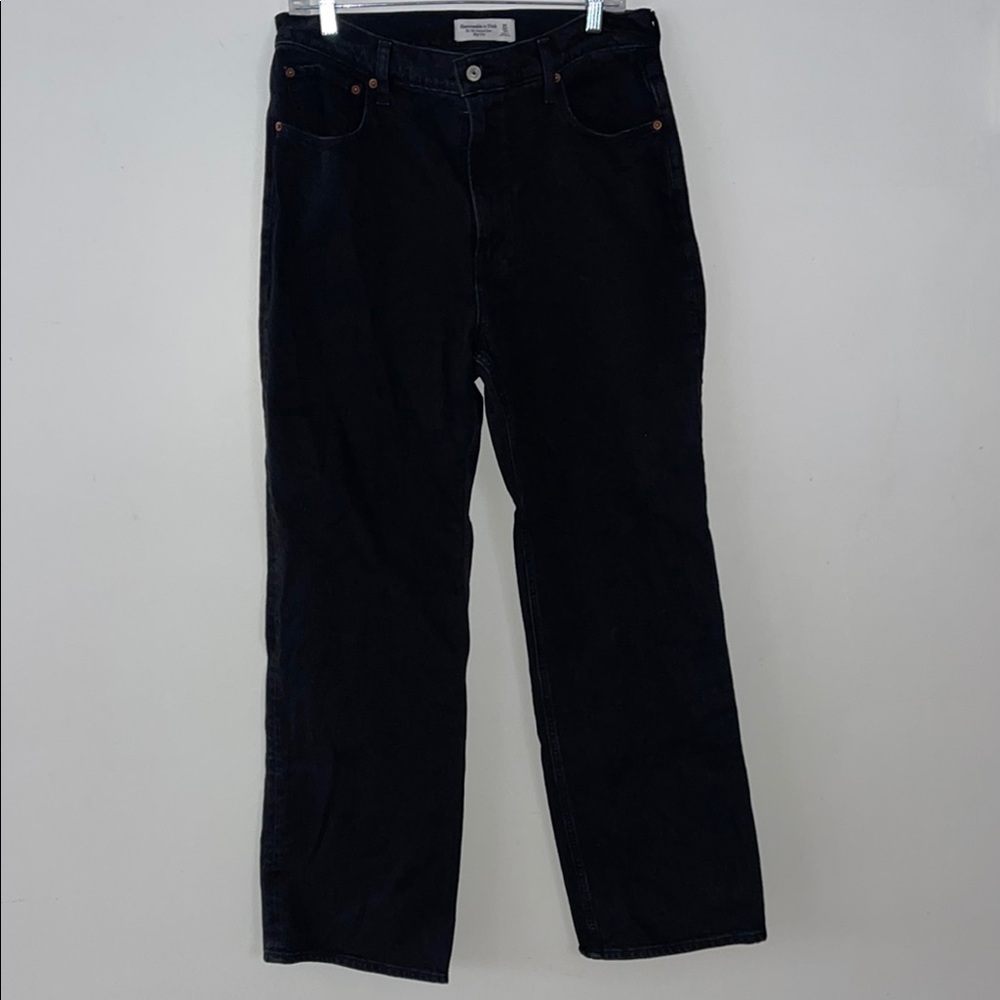 Abercrombie and Fitch Black Denim Jeans-31/12